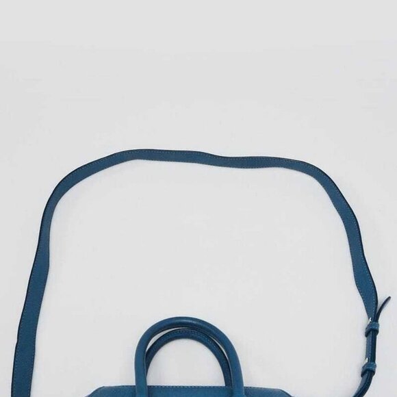 Givenchy Blue Sugar Goatskin Leather Mini Antigona Bag - Picture 7 of 11